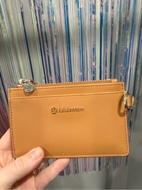 NWT Lululemon Cactus Leather Card Case